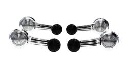 Auto Metal Direct - Auto Metal Direct W-929 FR/RR Window Crank Handle Black Knob for 69 Chevy Camaro - Image 1