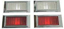 Auto Metal Direct - Auto Metal Direct W-948 Front/Rear Side Market Lenses & Bezels 8Pc Set - Image 1