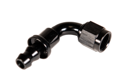 Fleece Performance - Fleece FPE-PL-90-10 -10AN 90-DEG To Hose Barb Black Fitting & Adapter Aluminum - Image 2