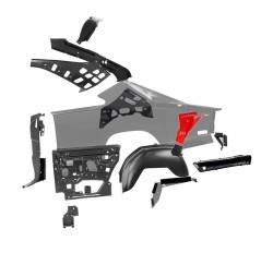 Auto Metal Direct - Auto Metal Direct 764-2668-2R RH Upper Trunk Support for 68-70 Dodge Charger - Image 6