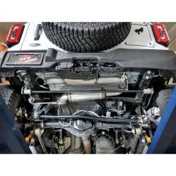 RockJock 4x4 - RockJock 49-43147 Hi-Clearance Axle Back Exhaust System for 21-24 Ford Bronco - Image 3
