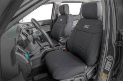 Rough Country Suspension Systems - Rough Country 91056A Front/Rear Seat Covers Black for 19-26 Ford Ranger Crew - Image 2
