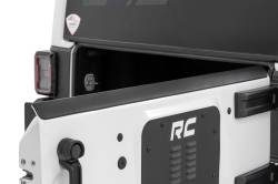 Rough Country Suspension Systems - Rough Country Trail Cladding Rear Tailgate Guard Black for Wrangler JK TC73260 - Image 1