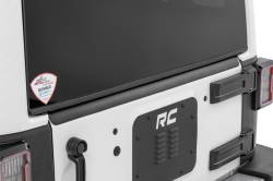 Rough Country Suspension Systems - Rough Country Trail Cladding Rear Tailgate Guard Black for Wrangler JK TC73260 - Image 3