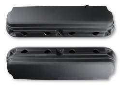 Holley - Holley 241-187 Blk 2Pc Modular Alu. Engine Valve Cover Set for GM Gen III/IV LS - Image 3
