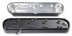 Holley - Holley 241-187 Blk 2Pc Modular Alu. Engine Valve Cover Set for GM Gen III/IV LS - Image 5