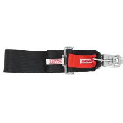Simpson Safety - Simpson Safety 290636HK 6Pt Harness w/Latch & Link 2" Straps Black 55" - Image 5