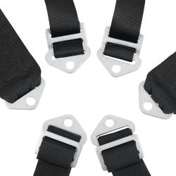 Simpson Safety - Simpson Safety 290636HK 6Pt Harness w/Latch & Link 2" Straps Black 55" - Image 4