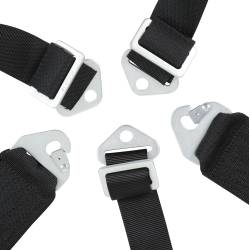 Simpson Safety - Simpson Safety 29102BKH Lever Camlock 62" Lap FM 5PT Pull-Up Black Harness - Image 1
