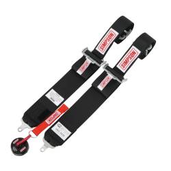 Simpson Safety - Simpson Safety 29102BKH Lever Camlock 62" Lap FM 5PT Pull-Up Black Harness - Image 5