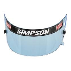 Simpson Safety - Simpson Safety 1019-17 Hi-Def Blue Helmet Shield for Speedway Shark - Image 2