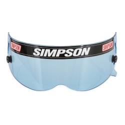 Simpson Safety - Simpson Safety 1029-17 Hi-Def Blue Helmet Shield for x Bandit Diamondback RX - Image 1