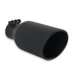 Flowmaster - Flowmaster 15404B Exhaust Tip 4.5" Black Angle Cut for 2.5" Tubing Clamp-On - Image 4