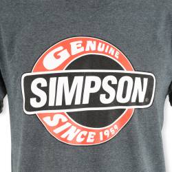 Simpson Safety - Simpson Safety 45008M Eye Race T-Shirt Medium Dark Heather - Image 2