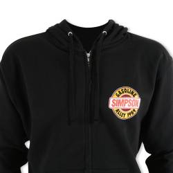 Simpson Safety - Simpson Safety 45018M Gas Globe Zip-Up Hoodie Medium Black - Image 5