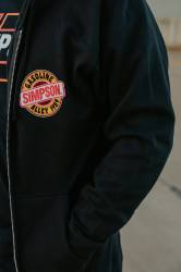 Simpson Safety - Simpson Safety 45018XX Gas Globe Zip-Up Hoodie 2XL Black - Image 2
