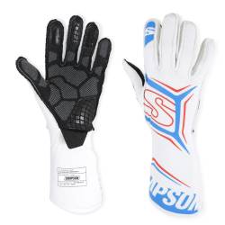 Simpson Safety - Simpson Safety MGSW Magnata Racing Gloves Small White SFI 3.3/5 FIA 8856-2018 - Image 3