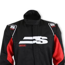 Simpson Safety - Simpson Safety AS02321 Airspeed Suit Large Black/Red/White - Image 5