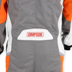 Simpson Safety - Simpson Safety AS05121 Airspeed Suit Small Alloy/Orange/White - Image 1