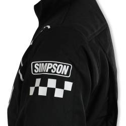 Simpson Safety - Simpson Safety CK02221 Checkers Suit Medium Black 2-Layer Racing Suit - Image 1