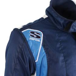 Simpson Safety - Simpson Safety SC04101 Supercoil Racing Suit Small Navy/Bush Blue/White - Image 1