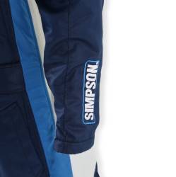 Simpson Safety - Simpson Safety SC04101 Supercoil Racing Suit Small Navy/Bush Blue/White - Image 4