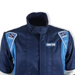 Simpson Safety - Simpson Safety SC04101 Supercoil Racing Suit Small Navy/Bush Blue/White - Image 6