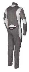 Simpson Safety - Simpson Safety SC05101 Supercoil Racing Suit Small Alloy/Black/White - Image 3