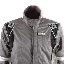 Simpson Safety - Simpson Safety SC05201 Supercoil Racing Suit Medium Alloy/Black/White - Image 6