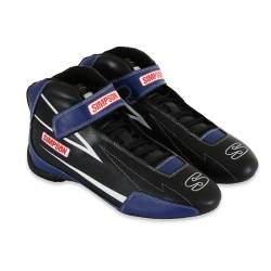 Simpson Safety - Simpson Safety SC100B Supercoil Racing Shoe Size 10 Black/Blue - Image 1