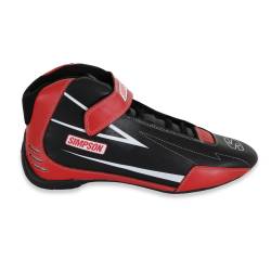 Simpson Safety - Simpson Safety SC105R Supercoil Racing Shoe Size 10.5 Black/Red - Image 4