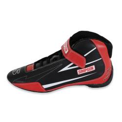 Simpson Safety - Simpson Safety SC105R Supercoil Racing Shoe Size 10.5 Black/Red - Image 7