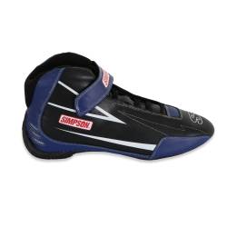 Simpson Safety - Simpson Safety SC130B Supercoil Racing Shoe Size 13 Black/Blue - Image 2