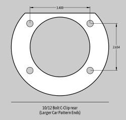 Baer Brakes - BAER Brakes 4302335B 12" Rear SS4 w/PB Black for 65-70 Chevy 10/12-Bolt C-Clip - Image 4