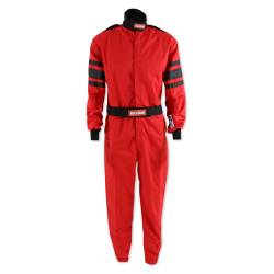 Racequip - RaceQuip 120013RQP One Piece Multi Layer Fire Racing Suit Red Medium - Image 6