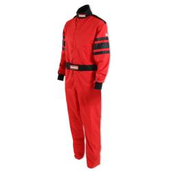 Racequip - RaceQuip 120013RQP One Piece Multi Layer Fire Racing Suit Red Medium - Image 4