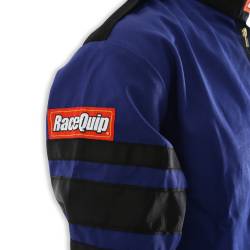 Racequip - RaceQuip 120023RQP One Piece Multi Layer Fire Racing Suit Blue Medium - Image 2