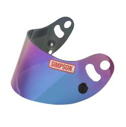 Simpson Safety - Simpson Safety 84303 Helmet Shield Iridium for Devil Ray - Image 1