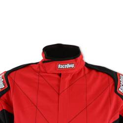 Racequip - RaceQuip 130913RQP One Piece Single Layer Fire Racing Suit Red Medium - Image 2