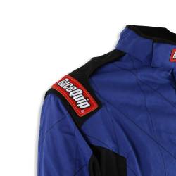 Racequip - RaceQuip 131923RQP Single Layer Fire Racing Suit Jacket Blue Medium - Image 7
