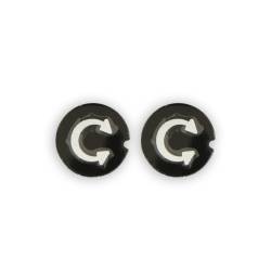 Racequip - RaceQuip 204110RQP Pro Model Helmet Tear-Off Posts Black - Image 4