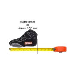 Racequip - RaceQuip 30400908RQP Euro Carbon-L Series Race Shoes Toddler Black 8T 3yo - Image 2