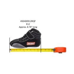 Racequip - RaceQuip 30400912RQP Euro Carbon-L Series Race Shoes Black 12 Youth 6yo - Image 2