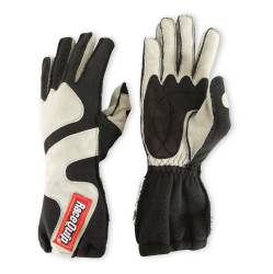 Racequip - RaceQuip 356605RQP 356 Series 2-Layer Nomex Outseam Race Gloves Gray/Black Large - Image 5