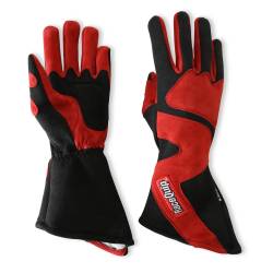 Racequip - RaceQuip 358103RQP 358 Series 2-Layer Nomex Long Race Gloves Red/Black Medium - Image 1