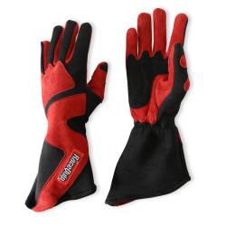Racequip - RaceQuip 358103RQP 358 Series 2-Layer Nomex Long Race Gloves Red/Black Medium - Image 3