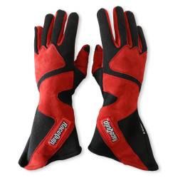 Racequip - RaceQuip 358103RQP 358 Series 2-Layer Nomex Long Race Gloves Red/Black Medium - Image 5