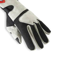 Racequip - RaceQuip 358602RQP 358 Series 2-Layer Nomex Long Race Gloves Gray/Black Small - Image 4