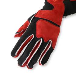 Racequip - RaceQuip 359102RQP 359 Series 2-Layer Nomex Outseam Race Gloves Red/Black Small - Image 4
