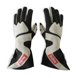 Racequip - Racequip 359602RQP 359 Series 2-Layer Nomex Outseam Race Gloves Gray/Black Small - Image 1